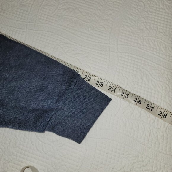 621. Victory HP Long Sleeve Hoodie Blue Sz M - Picture 4 of 7